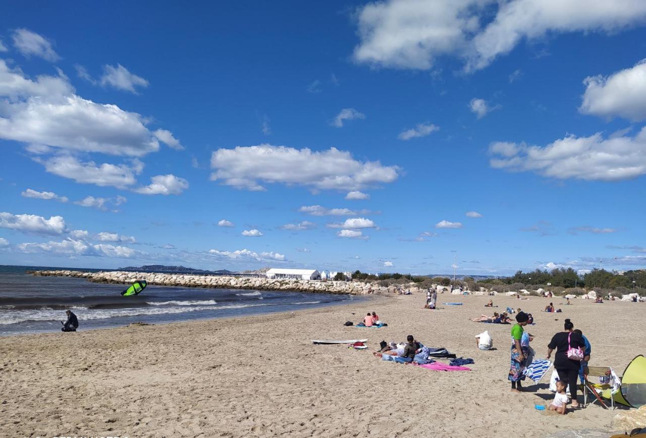 Sun Escape, Appart Renove Climatise 3 Pieces 4-6 Pers, 350M De La Plage Марсель Экстерьер фото